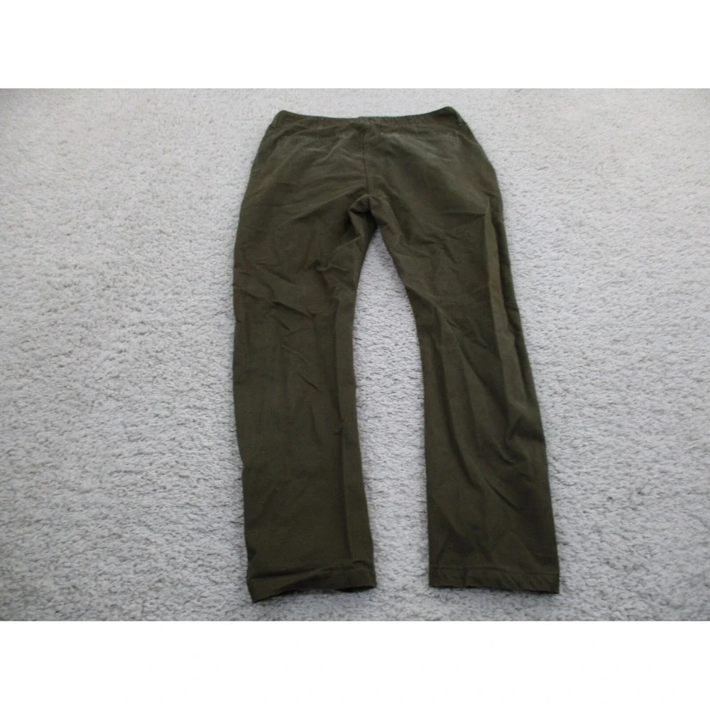 Wings + Horns Pants Mens 33 Green Brown Chino Button Fly Outdoor Casual Preppy A